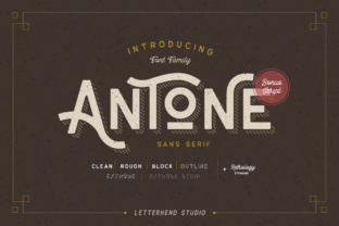 Antone Family: A Versatile Font for Bold and Elegant Design