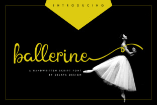 Ballerine: A Stylish Handwritten Script for Modern Design