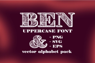Ben: A Decorative Monogram Font