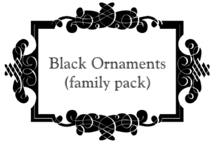 Black Ornaments Family: Elegant Typography for Creative Professionals