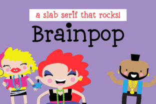 Brainpop: A Whimsical Font for Practical Design Workflows