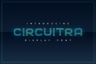 Circuitra: A Bold, Tech-Inspired Font for Creative Projects