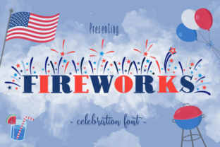 Fireworks: A Bold, Celebratory Font for Creative Expression