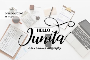 Hello Junita: A Stylish Script for Elegant Design