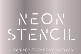 Neon Stencil: A Bold, Versatile Font for Modern Design