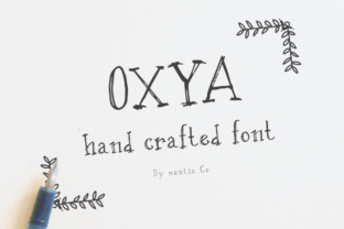 OXYA: A Modern Handwritten Font for Creative Design