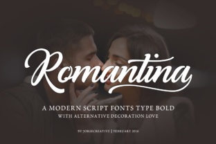 Romantina: A Modern Script for Elegant Designs