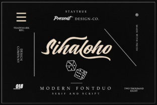 Sihaloho: A Stylish Font Duo for Every Creative Project