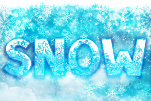 Snow Family: A Frosty Font for Creative Expression