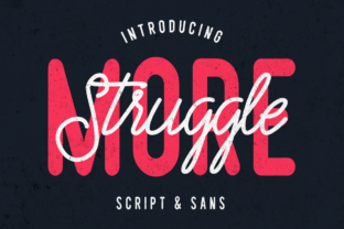 Struggle More Duo: A Versatile Font Duo for Creative Projects