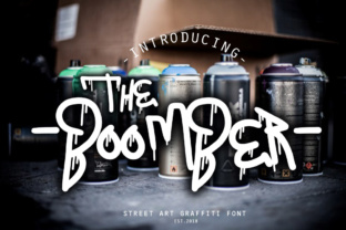 The Boomber: A Bold Statement in Graffiti Typography